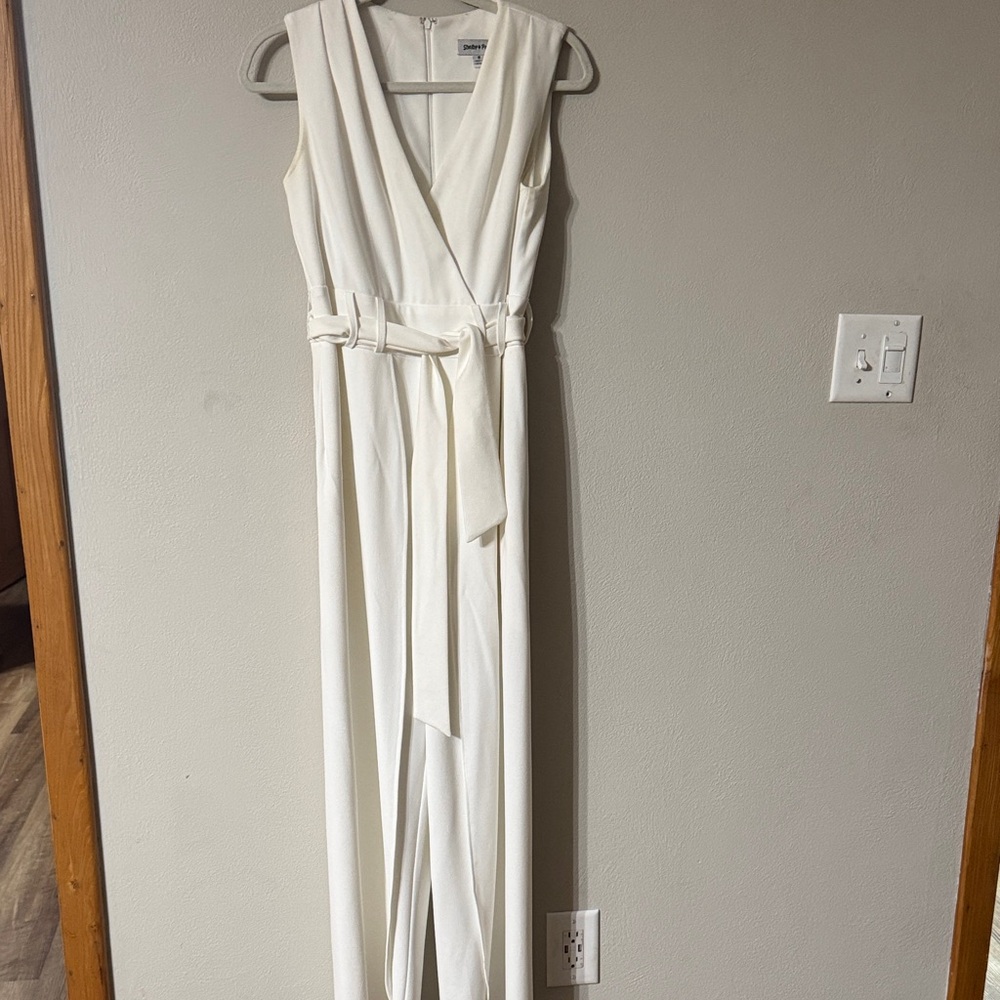 Shelby & Palmer Cream Jumpsuit